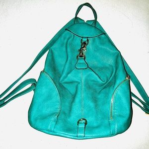 Aqua blue backpack